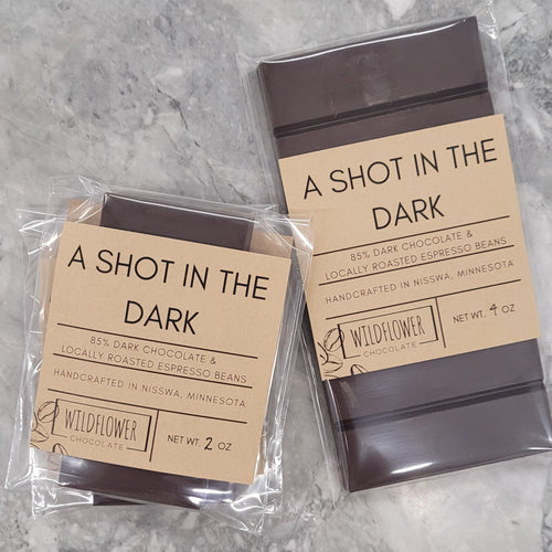 A Shot in the Dark Bar - 85% Dark and Espresso - 2 or 4 Ounces