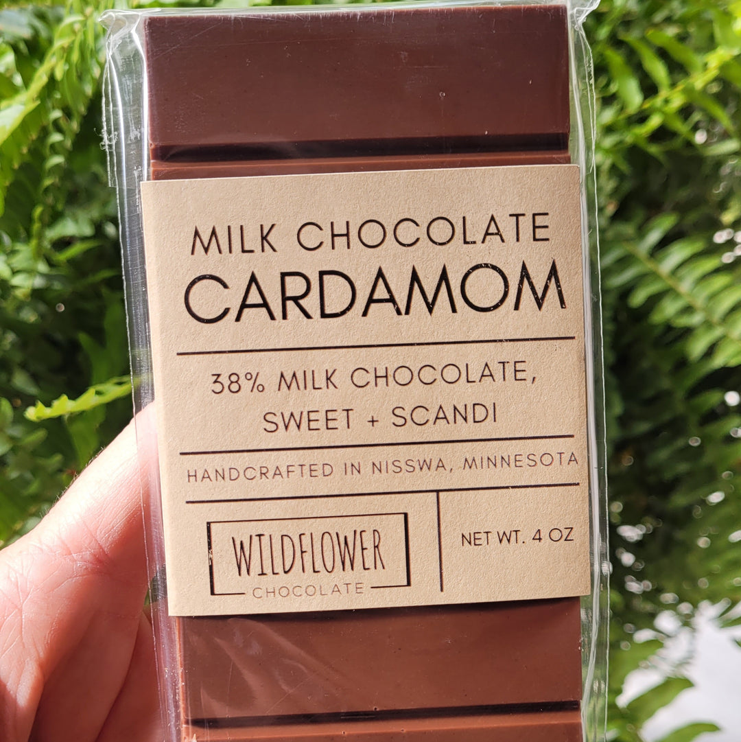 38% Milk Chocolate Cardamom Bar