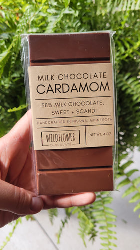 38% Milk Chocolate Cardamom Bar