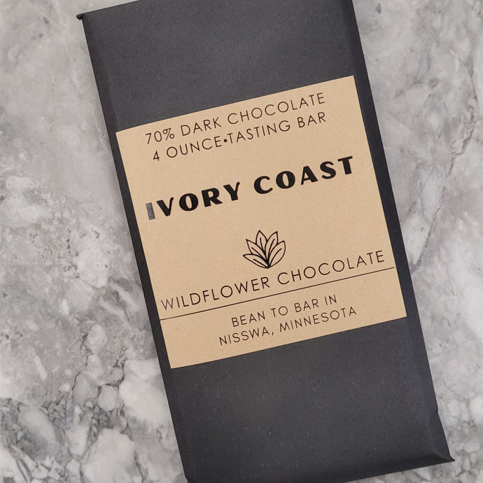 70% Ivory Coast  2019/ 2020 Harvest *Crafted Bean to Bar* 4 ounce