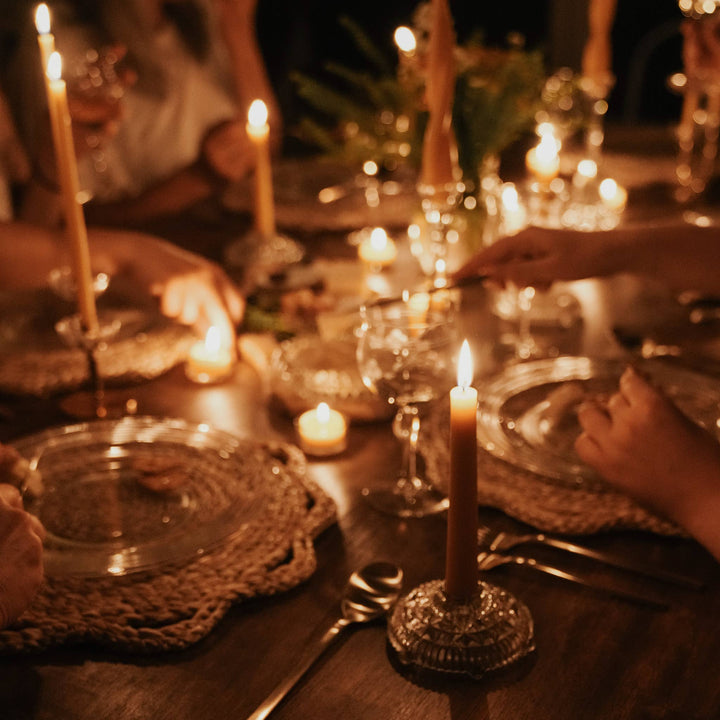 Beeswax Taper | 7" Antique