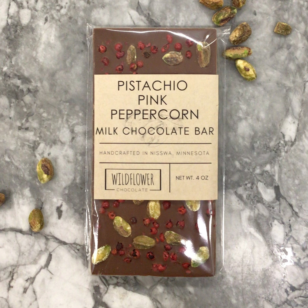 Pistachio Pink Peppercorn Bar